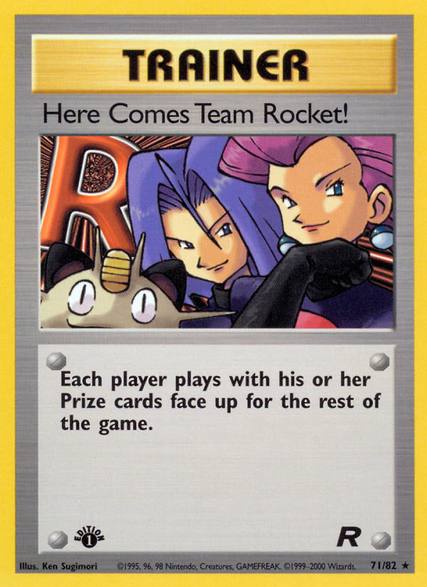 Here Comes Team Rocket! (71/82) [Team Rocket 1st Edition] | Mindsight Gaming