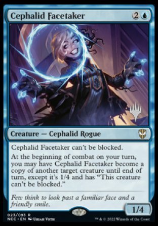 Cephalid Facetaker (Promo Pack) [Streets of New Capenna Commander Promos] | Mindsight Gaming