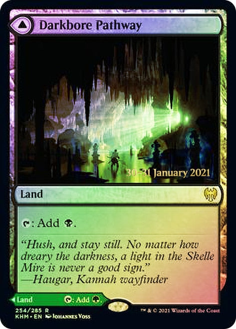 Darkbore Pathway // Slitherbore Pathway  [Kaldheim Prerelease Promos] | Mindsight Gaming