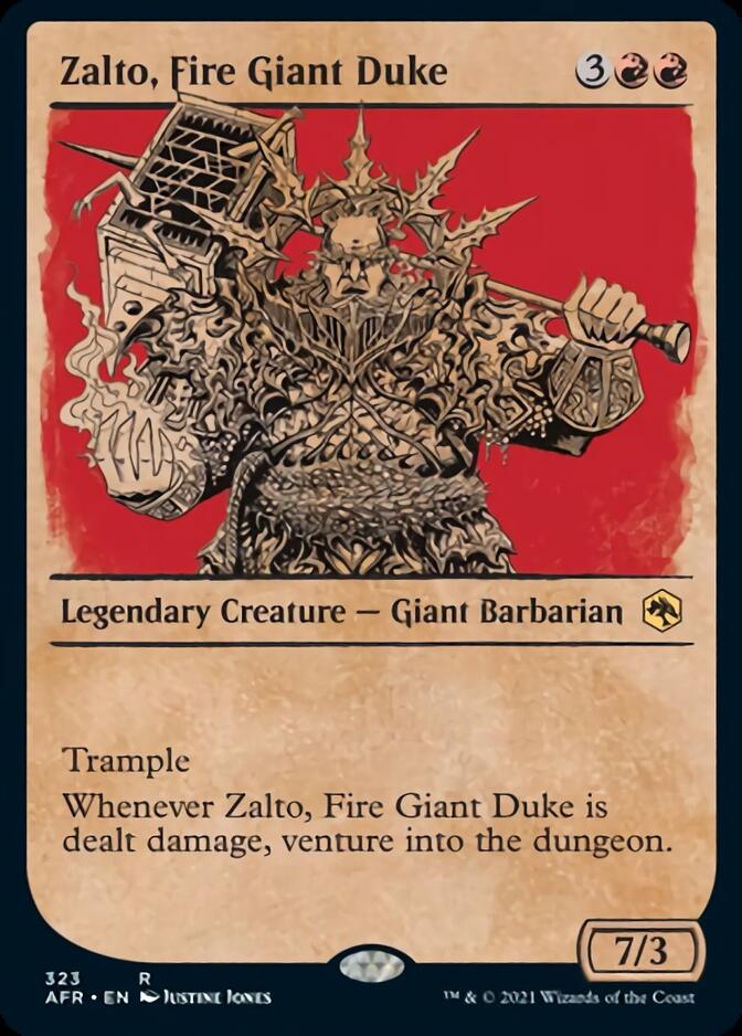 Zalto, Fire Giant Duke (Showcase) [Dungeons & Dragons: Adventures in the Forgotten Realms] | Mindsight Gaming