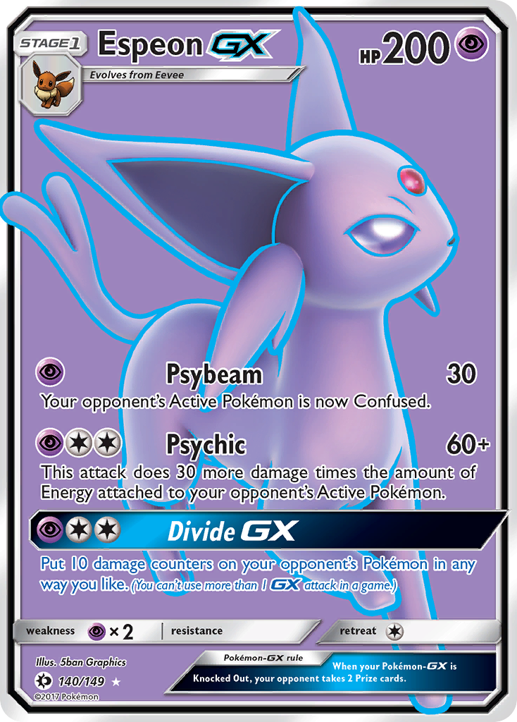 Espeon GX (140/149) [Sun & Moon: Base Set] | Mindsight Gaming