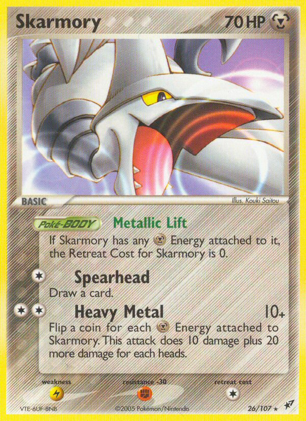 Skarmory (26/107) [EX: Deoxys] | Mindsight Gaming