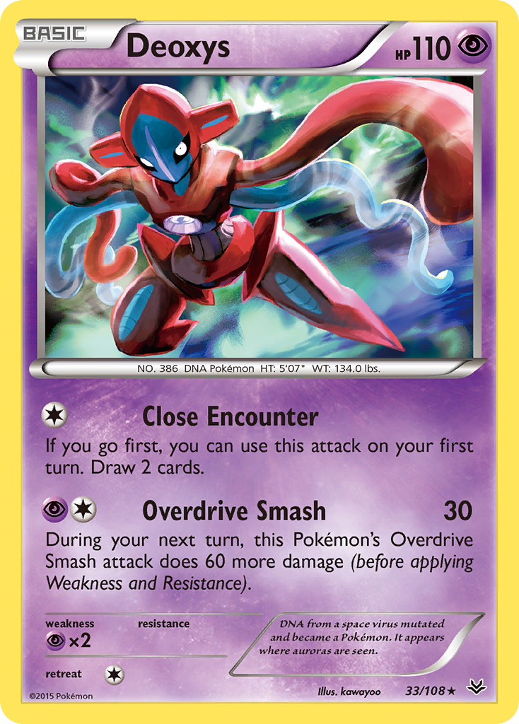 Deoxys (33/108) [XY: Roaring Skies] | Mindsight Gaming