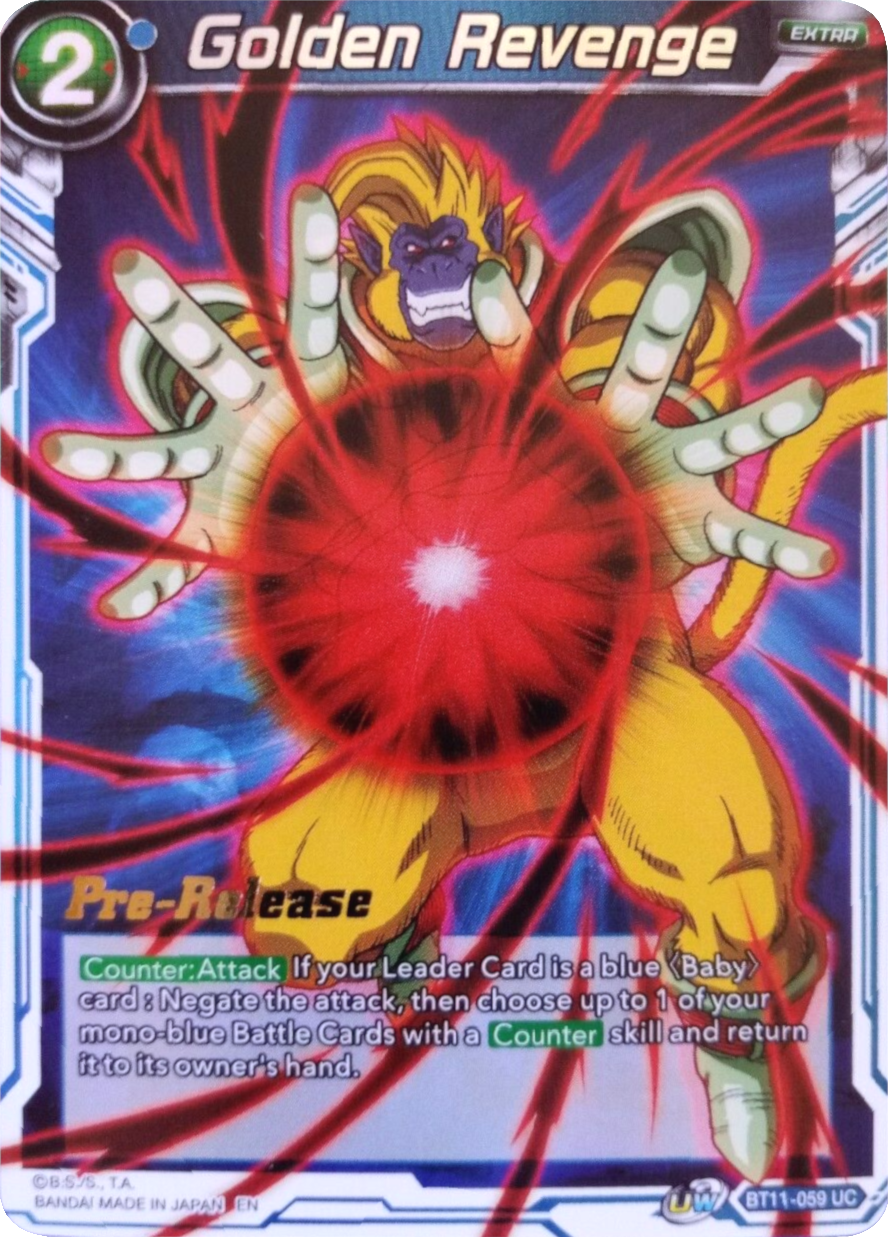 Golden Revenge (BT11-059) [Vermilion Bloodline Prerelease Promos] | Mindsight Gaming