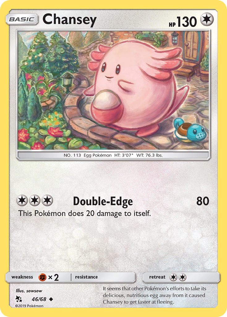 Chansey (46/68) [Sun & Moon: Hidden Fates] | Mindsight Gaming