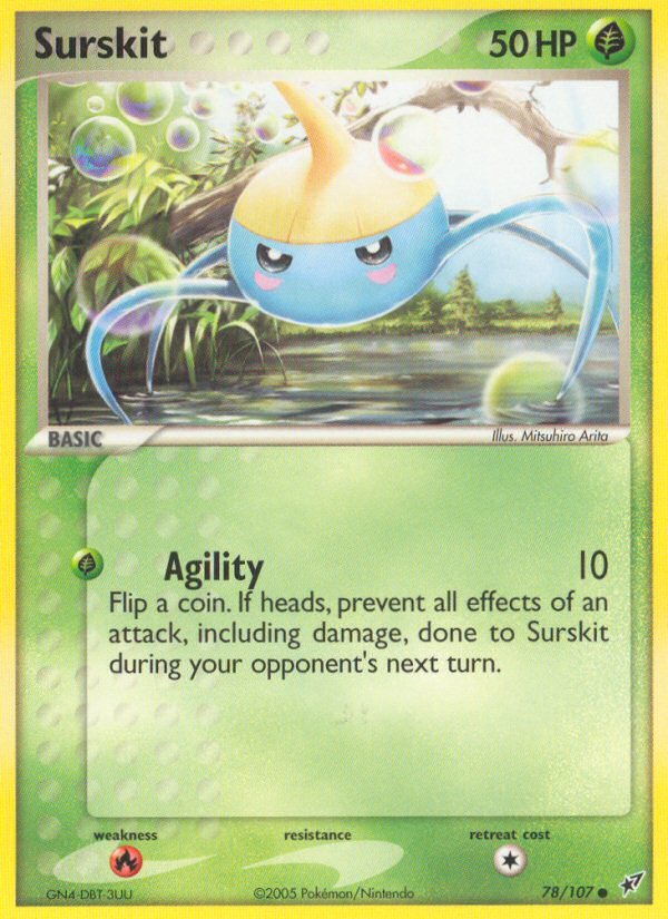 Surskit (78/107) [EX: Deoxys] | Mindsight Gaming