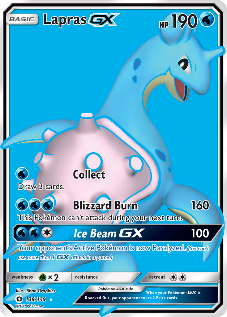 Lapras GX (139/149) [Sun & Moon: Base Set] | Mindsight Gaming