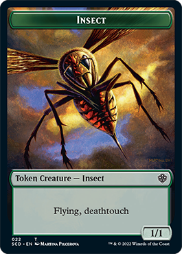 Insect // Cat Beast Double-Sided Token [Starter Commander Decks] | Mindsight Gaming