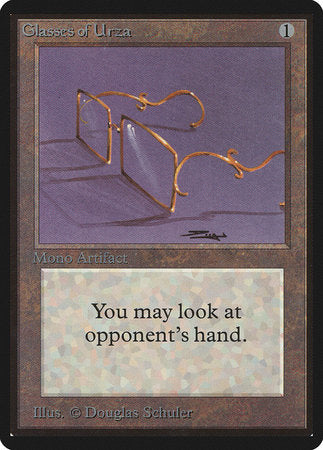 Glasses of Urza [Limited Edition Beta] | Mindsight Gaming
