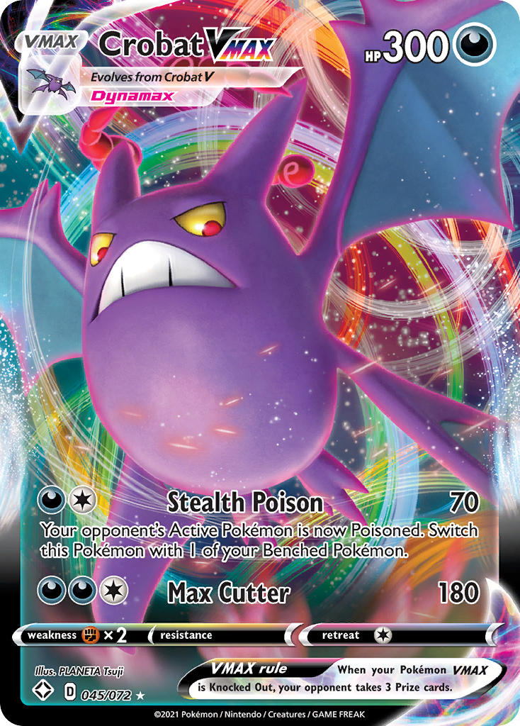 Crobat VMAX (045/072) [Sword & Shield: Shining Fates] | Mindsight Gaming