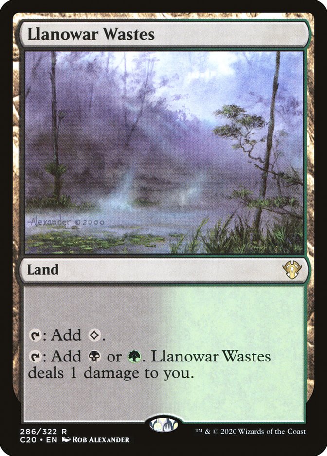 Llanowar Wastes [Commander 2020] | Mindsight Gaming