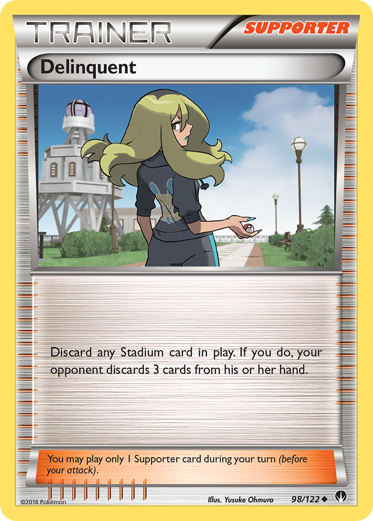 Delinquent (98/122) [XY: BREAKpoint] | Mindsight Gaming