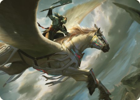 Cleaving Skyrider Art Card [Dominaria United Art Series] | Mindsight Gaming