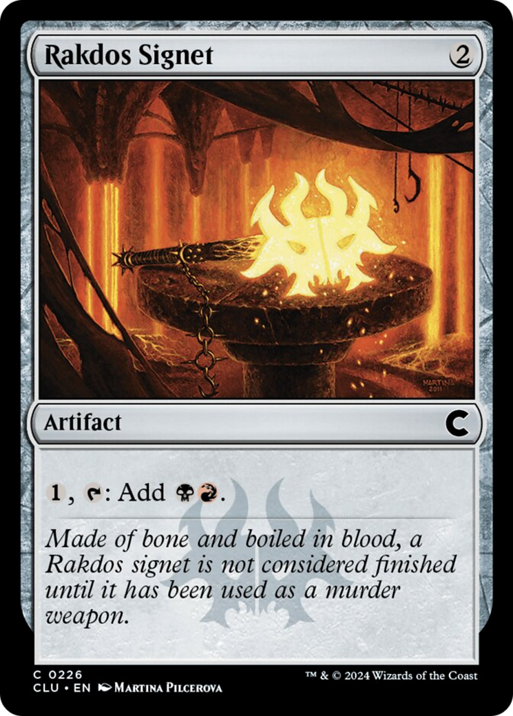 Rakdos Signet [Ravnica: Clue Edition] | Mindsight Gaming