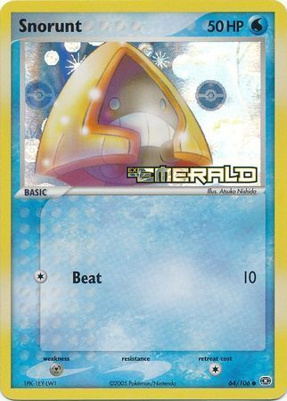 Snorunt (64/106) (Stamped) [EX: Emerald] | Mindsight Gaming