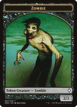 Zombie Token [Commander Anthology Volume II Tokens] | Mindsight Gaming