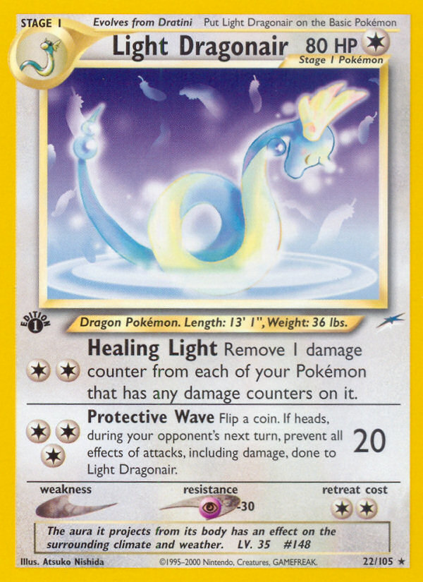 Light Dragonair (22/105) [Neo Destiny 1st Edition] | Mindsight Gaming