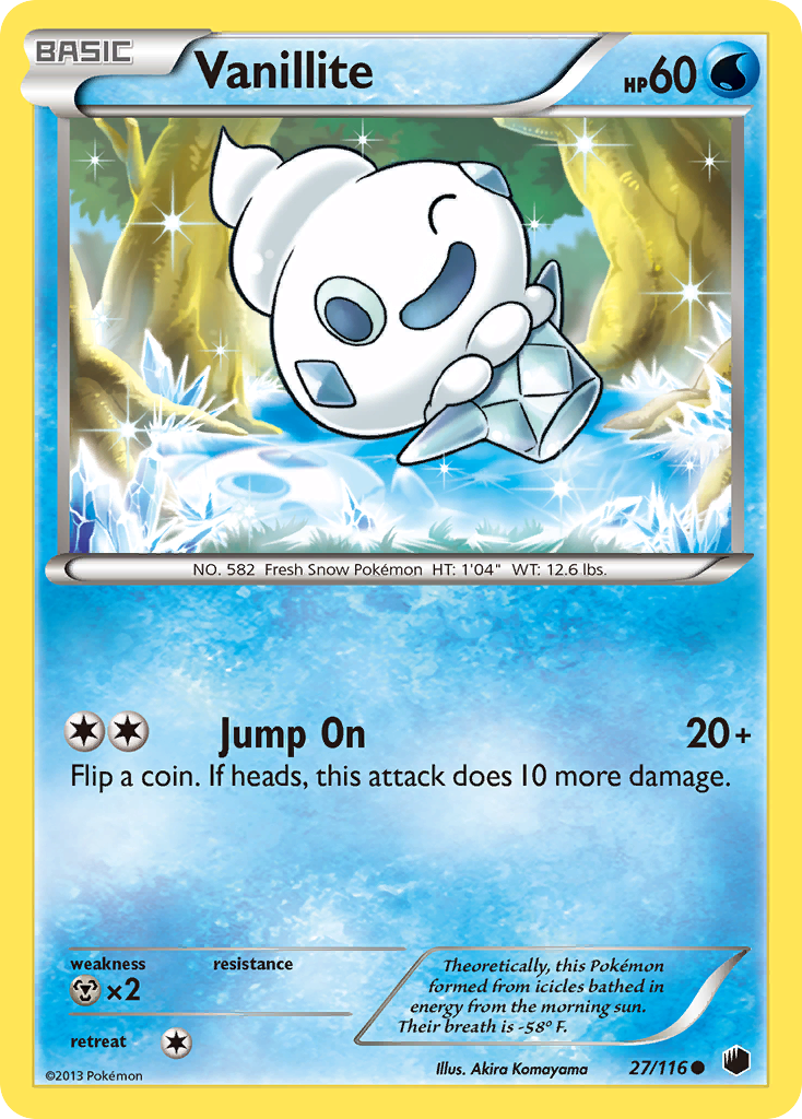 Vanillite (27/116) [Black & White: Plasma Freeze] | Mindsight Gaming