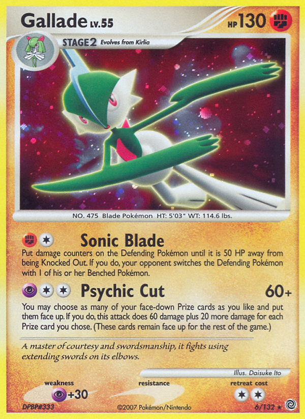 Gallade (6/132) [Diamond & Pearl: Secret Wonders] | Mindsight Gaming