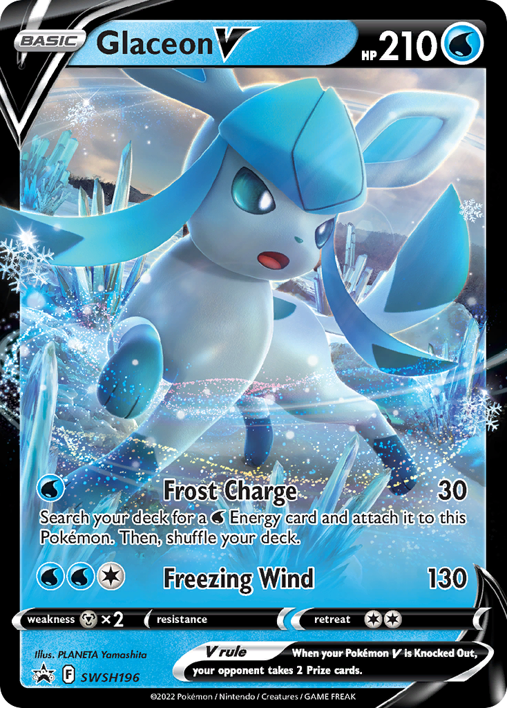 Glaceon V (SWSH196) [Sword & Shield: Black Star Promos] | Mindsight Gaming