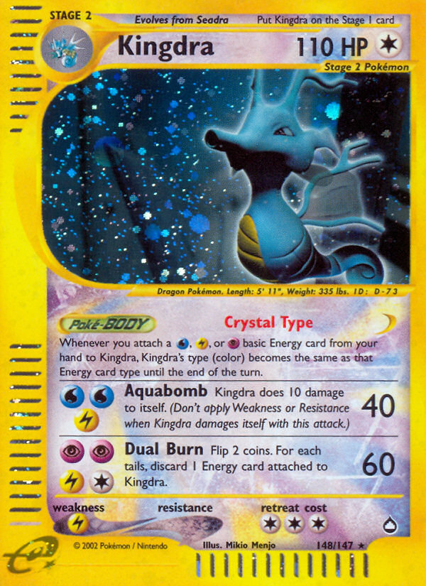 Kingdra (148/147) [Aquapolis] | Mindsight Gaming