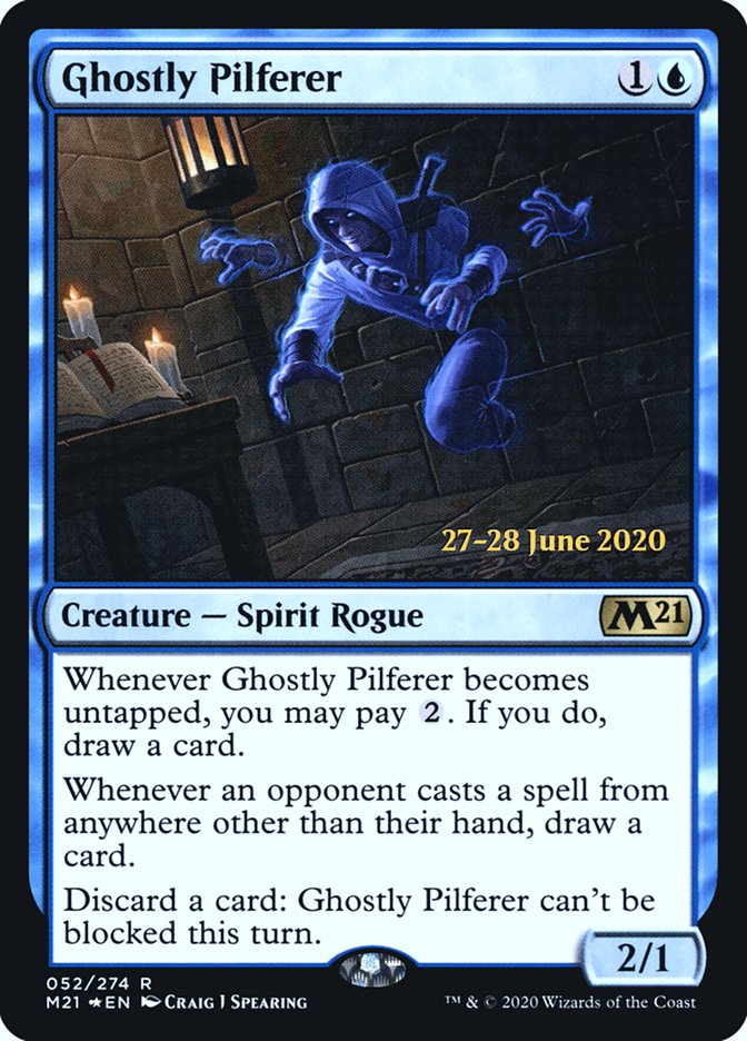 Ghostly Pilferer  [Core Set 2021 Prerelease Promos] | Mindsight Gaming