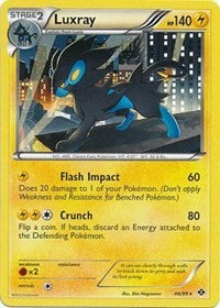 Luxray (46/99) (Theme Deck Exclusive) [Black & White: Next Destinies] | Mindsight Gaming