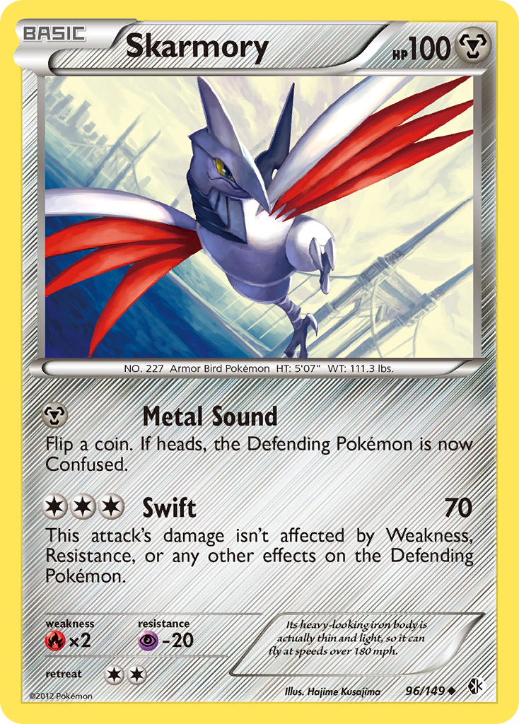 Skarmory (96/149) [Black & White: Boundaries Crossed] | Mindsight Gaming