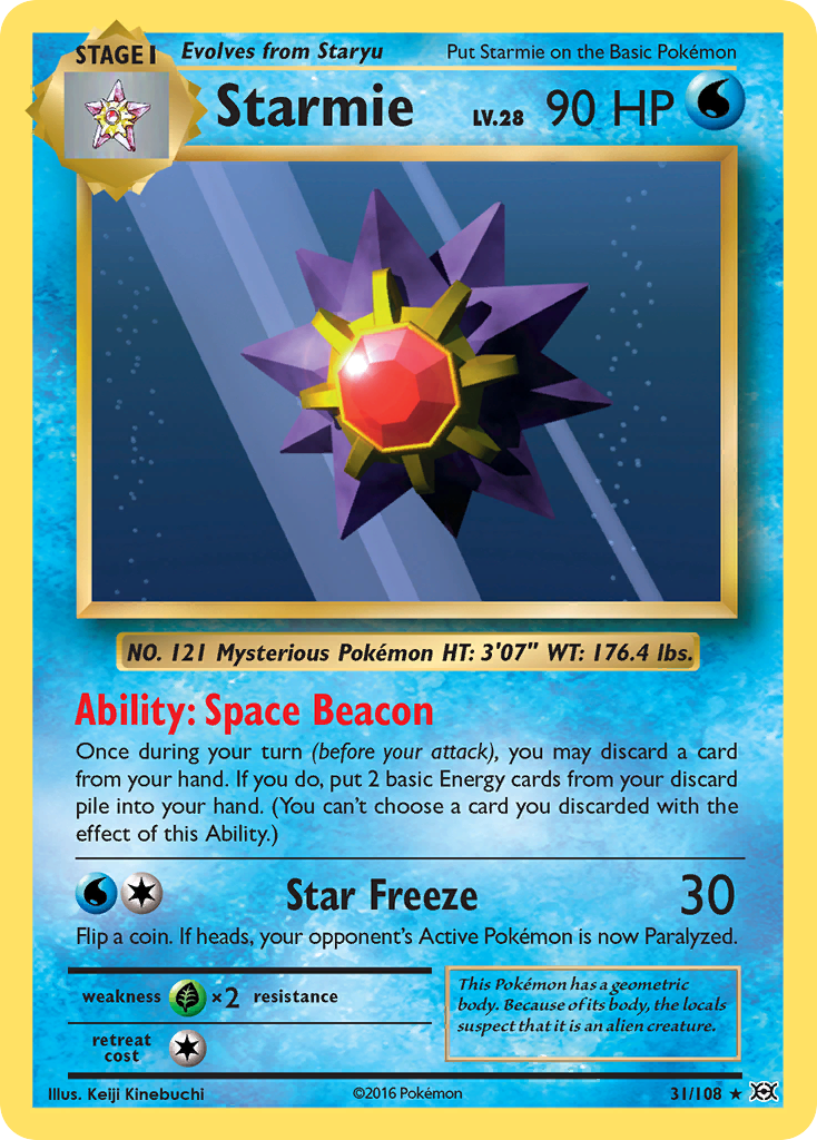 Starmie (31/108) [XY: Evolutions] | Mindsight Gaming