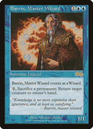 Barrin, Master Wizard [Urza's Saga] | Mindsight Gaming