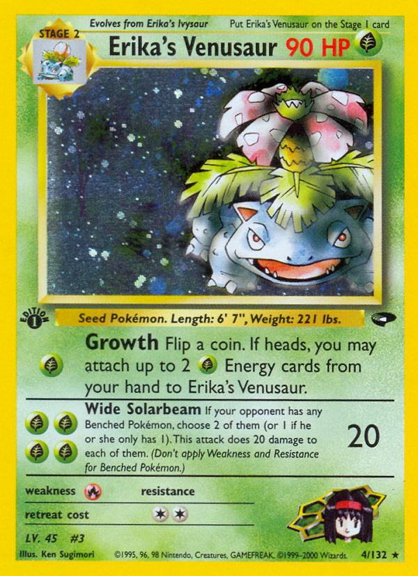 Erika's Venusaur (4/132) [Gym Challenge 1st Edition] | Mindsight Gaming