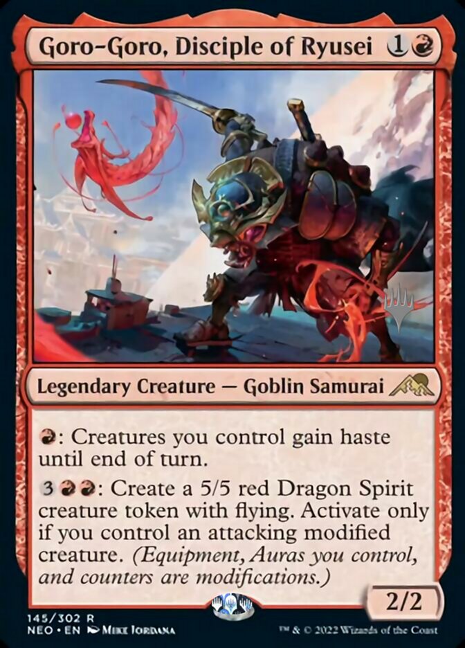 Goro-Goro, Disciple of Ryusei (Promo Pack) [Kamigawa: Neon Dynasty Promos] | Mindsight Gaming