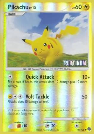 Pikachu (70/100) [Burger King Promos: 2009 Collection] | Mindsight Gaming