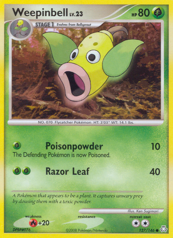 Weepinbell (127/146) [Diamond & Pearl: Legends Awakened] | Mindsight Gaming