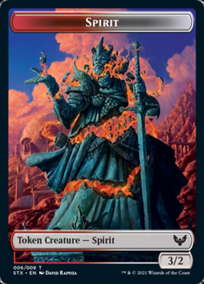 Spirit // Pest Token [Strixhaven: School of Mages Tokens] | Mindsight Gaming