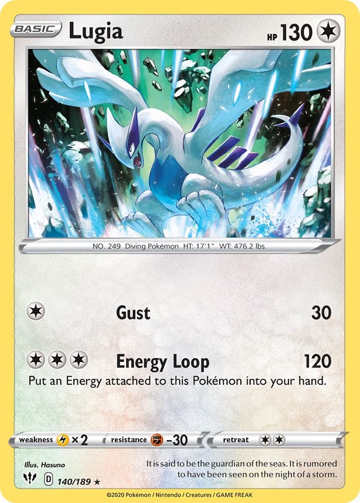 Lugia (140/189) [Sword & Shield: Darkness Ablaze] | Mindsight Gaming