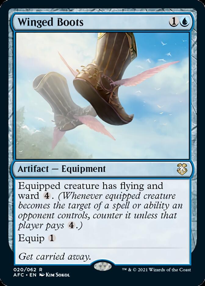 Winged Boots [Dungeons & Dragons: Adventures in the Forgotten Realms Commander] | Mindsight Gaming