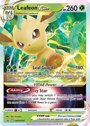 Leafeon VSTAR (SWSH195) [Sword & Shield: Black Star Promos] | Mindsight Gaming