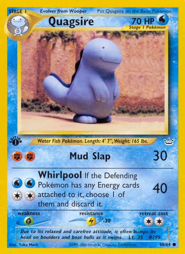 Quagsire (48/64) [Neo Revelation 1st Edition] | Mindsight Gaming