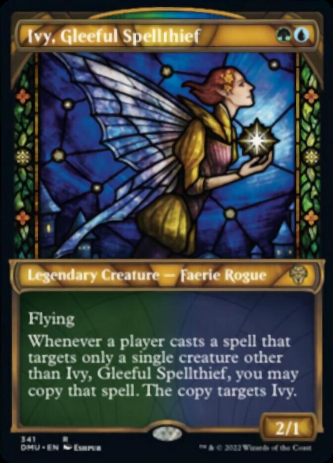 Ivy, Gleeful Spellthief (Showcase Textured) [Dominaria United] | Mindsight Gaming