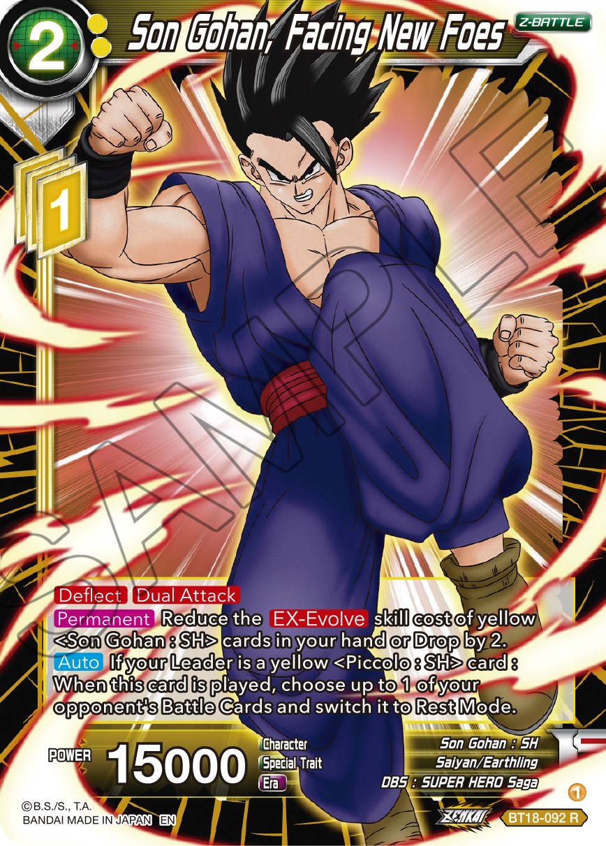 Son Gohan, Facing New Foes (BT18-092) [Dawn of the Z-Legends] | Mindsight Gaming