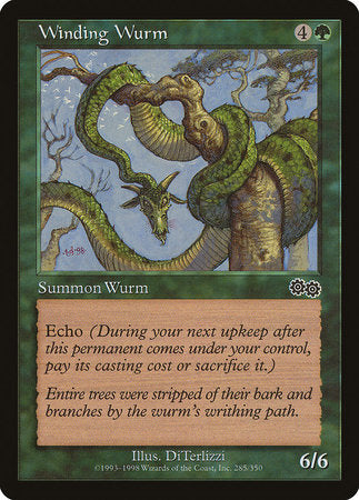 Winding Wurm [Urza's Saga] | Mindsight Gaming