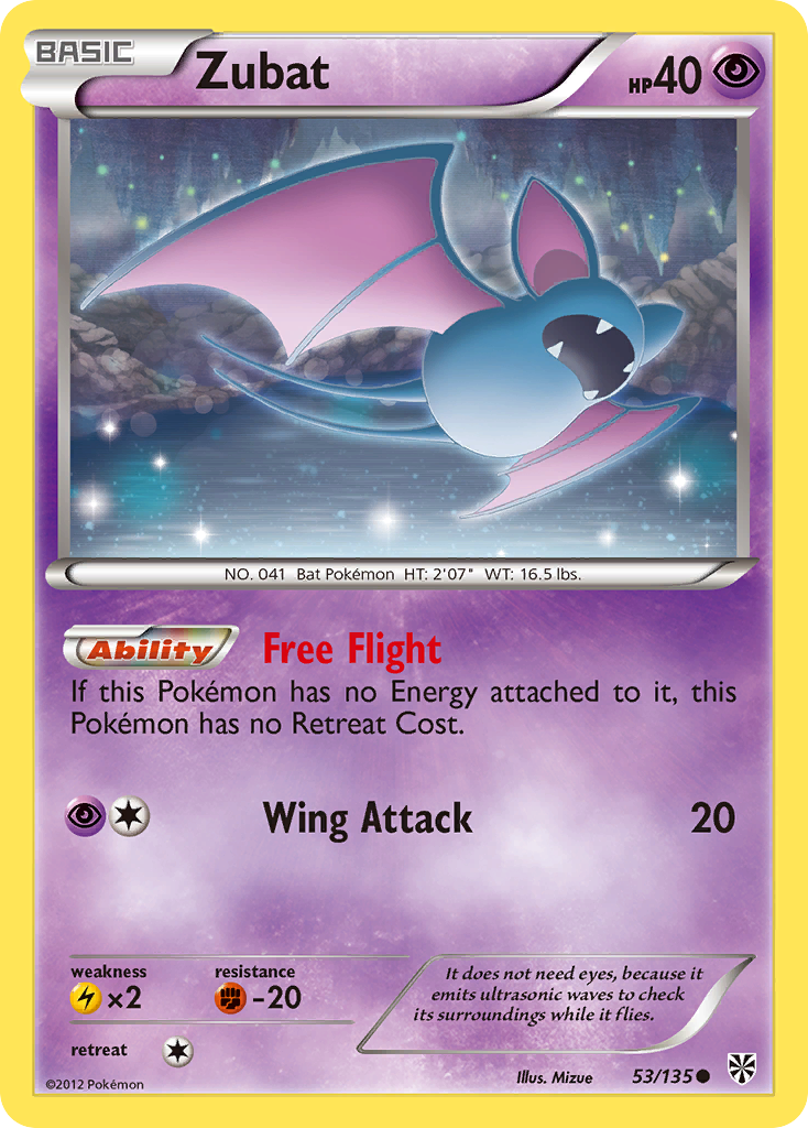 Zubat (53/135) [Black & White: Plasma Storm] | Mindsight Gaming