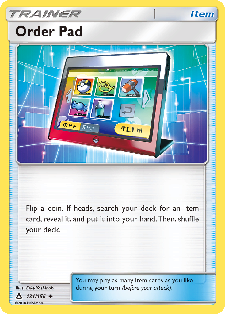 Order Pad (131/156) [Sun & Moon: Ultra Prism] | Mindsight Gaming