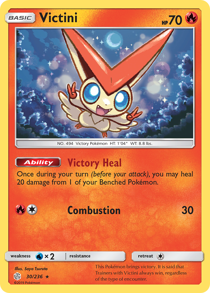 Victini (30/236) [Sun & Moon: Cosmic Eclipse] | Mindsight Gaming