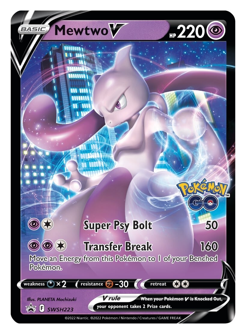 Mewtwo V (SWSH223) [Sword & Shield: Black Star Promos] | Mindsight Gaming