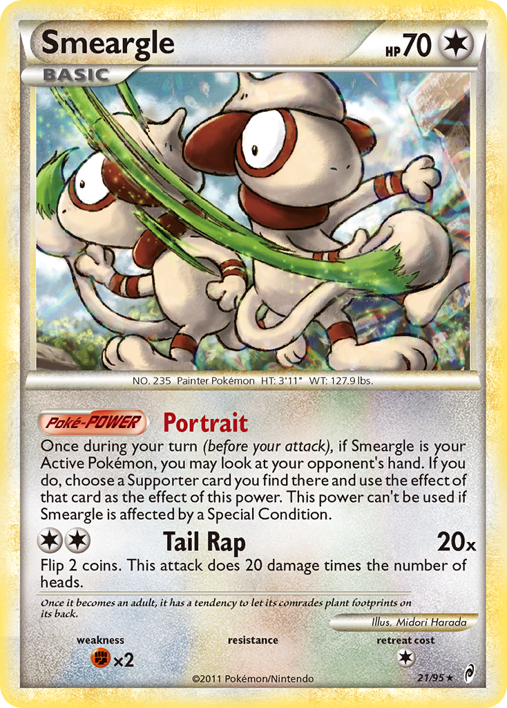 Smeargle (21/95) [HeartGold & SoulSilver: Call of Legends] | Mindsight Gaming