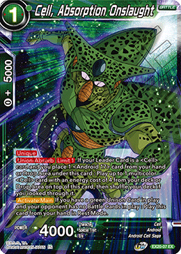 Cell, Absorption Onslaught (EX20-07) [Ultimate Deck 2022] | Mindsight Gaming