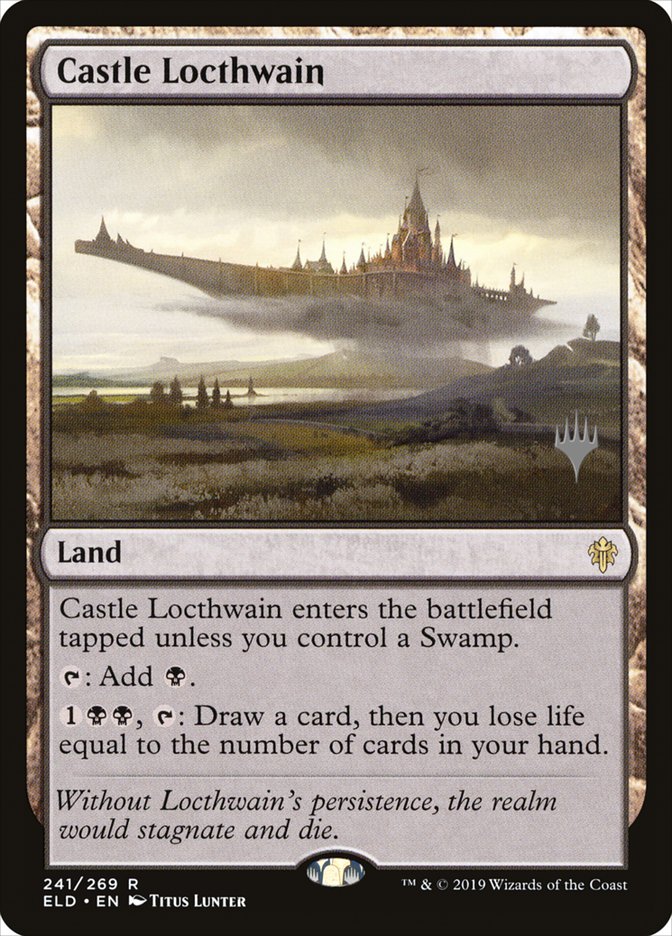 Castle Locthwain (Promo Pack) [Throne of Eldraine Promos] | Mindsight Gaming