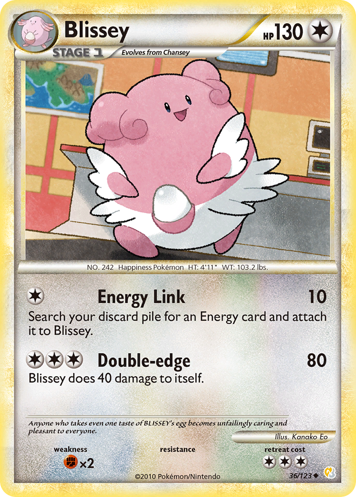 Blissey (36/123) [HeartGold & SoulSilver: Base Set] | Mindsight Gaming